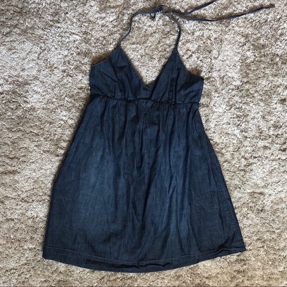 Lucky Brand Dresses & Skirts - Denim Halter Dress Lucky Brand Dresses & Skirts - Denim Halter Dress